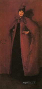 赤いランプライトのハーモニー ジェームズ・アボット・マクニール・ウィスラー Oil Paintings